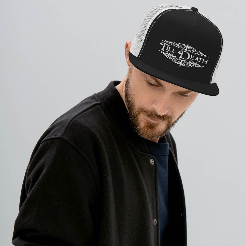 Till Death Tattoo Studio Trucker Hat - Till Death Tattoo Studio