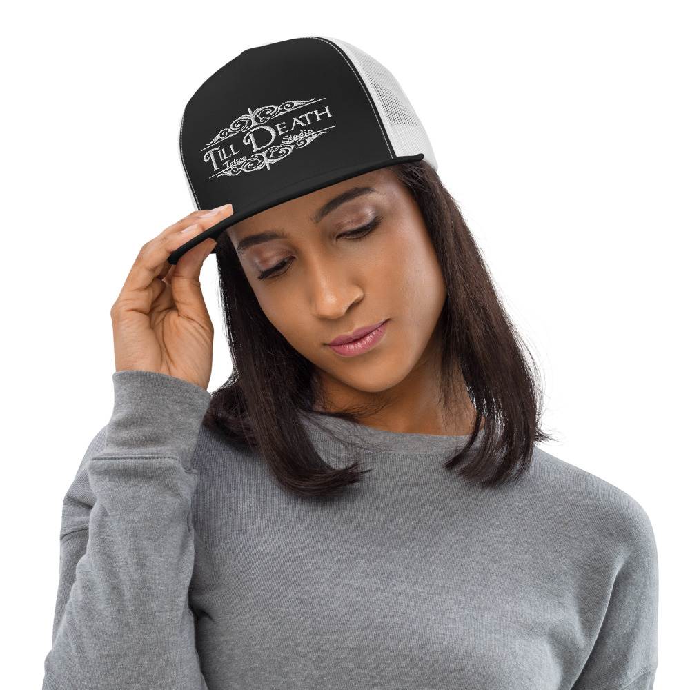 Till Death Tattoo Studio Trucker Hat - Till Death Tattoo Studio