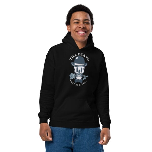 Youth heavy blend hoodie - Image 2