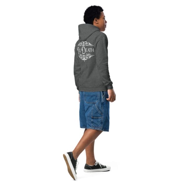 Youth heavy blend hoodie - Image 10