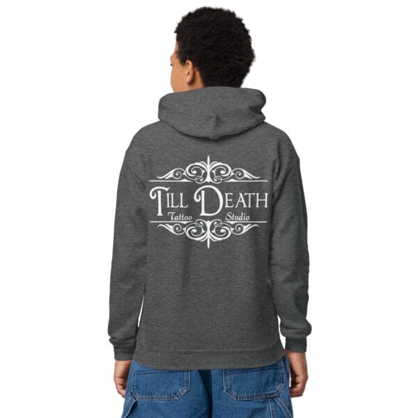 Youth heavy blend hoodie - Image 9