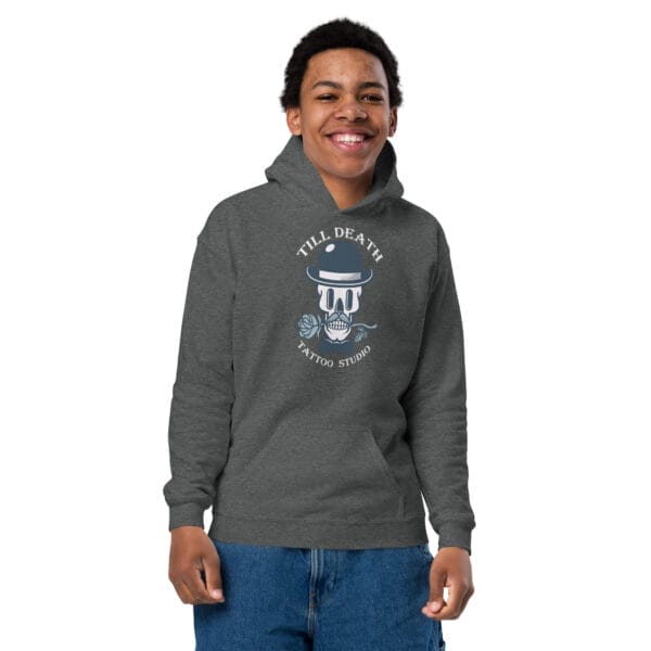 Youth heavy blend hoodie - Image 7