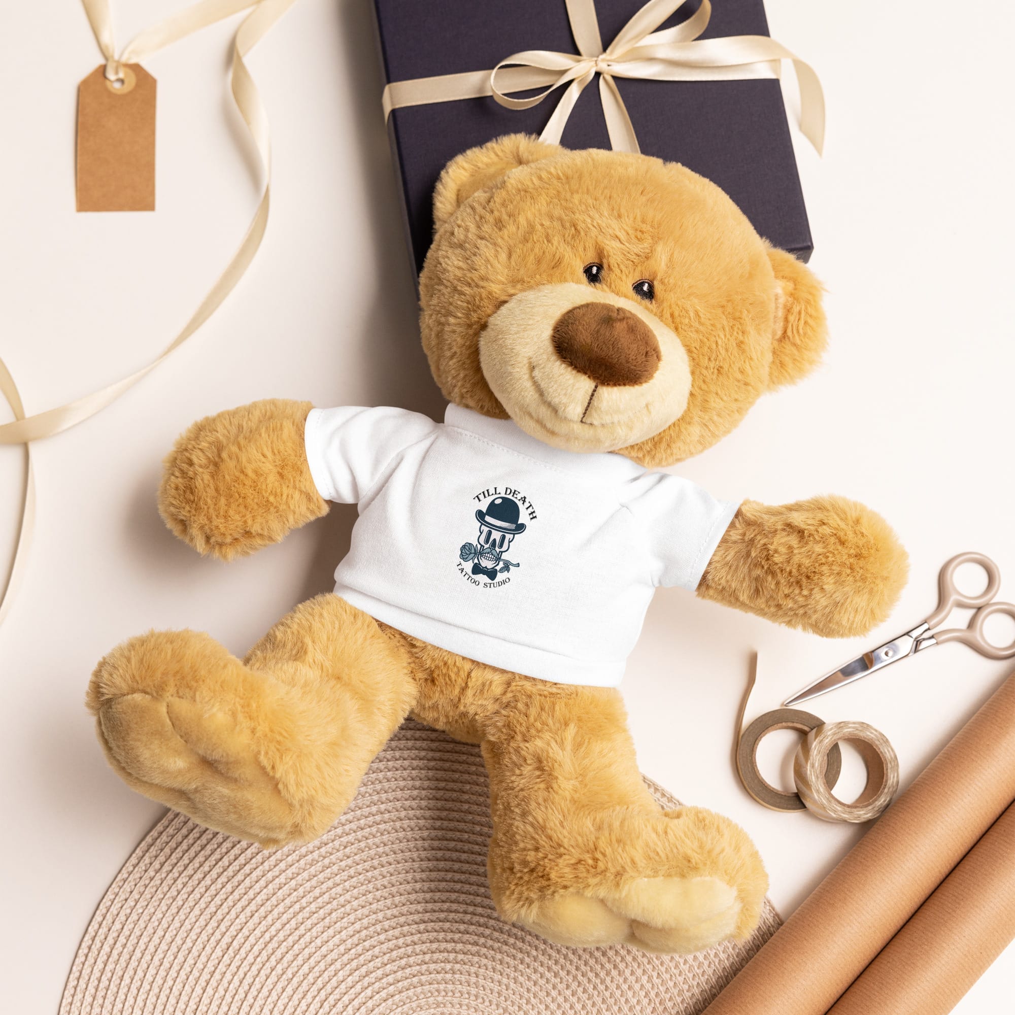 Teddy bear with a t-shirt